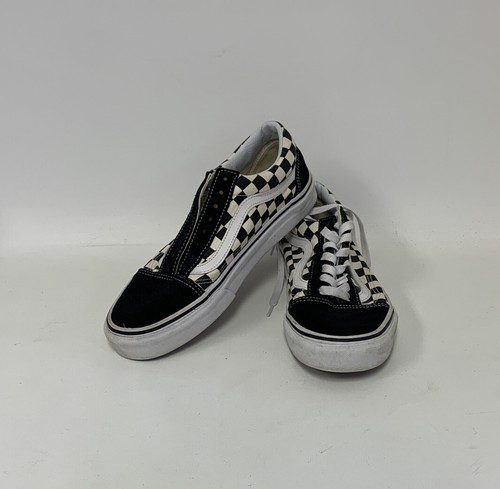 mens checkered vans with laces