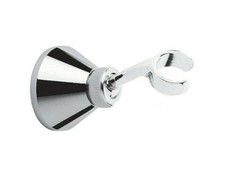 Porta Doccia Ottone Cromato Supporto Orientabile Sostegno Soffione Casa Doccetta