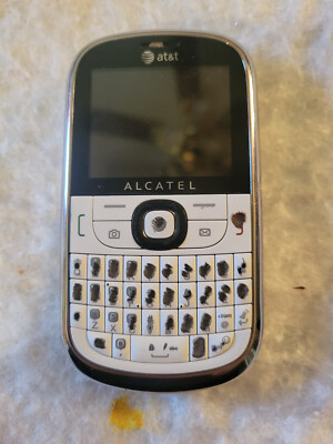 Alcatel One Touch 871A - White (AT&T) Cellular Phone Parts Only