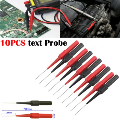 YOP19 10x 20A Test Lead for Multimeter Probes Electrical Cable Tester Voltmeter Pin