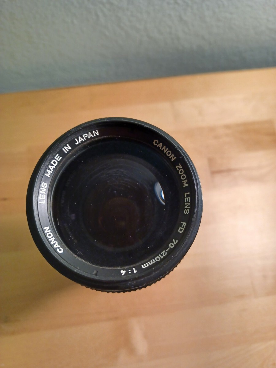 Canon Zoom Lens FD 70-210mm 1:4 Camera Lens | eBay