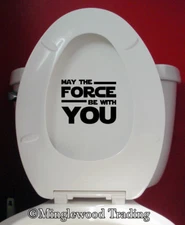 MAY THE FORCE BE WITH YOU 6" x 5" Vinyl Decal Sticker Star Wars Skywalker
