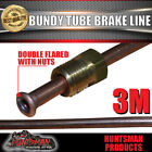 <!--F#f_0-->1x TRAILER BUNDY TUBE HYDRAULIC BRAKE LINE AND NUTS 3 METRE 3000MM DOUBLE FLARE<!--F/-->