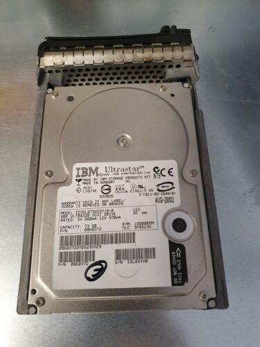 DELL 08K0372 IBM IC35L073UCDY10-0 10K 73GB ULTRA 320 SCSI 80-PIN 3.5" HDD - Picture 2 of 2