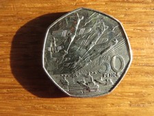 1994 50p D-Day 50th Anniversary Normandy Landings 50 Pence Coin Elizabeth II