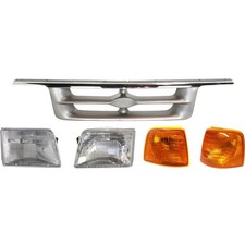 Kit de montaje de rejilla para Ford Ranger 1995-1997 con esquina y faros