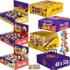 Cadbury Egg Collection Full Box – Assorted Chocolate Eggs Easter Perfect Treat