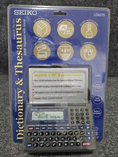 Seiko American Heritage Dictionary Thesaurus 32kb Organizer with Alarm