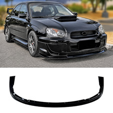 Front Bumper Lip Spoiler Pp Gloss Black Fits 2004-2005 Subaru Impreza Wrx Sti Front Bumper Lip Spoiler Pp Gloss Black Fits 2004-2005 Subaru Impreza Wrx Sti