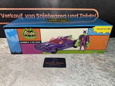 DC Retro Actionfigur und Fahrzeug Batman 66 Batmobil with Joker (Gold Label)