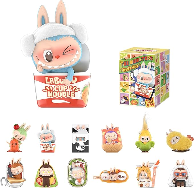 新品POPMART THE MONSTERS LABUBU Wacky Mart Authentic POP MART LABUBU THE MONSTERS Wacky Mart Series Confirmed