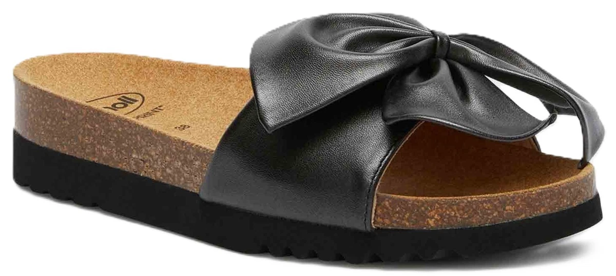 Pantofole Unisex Estive In Lino Con Fiocco Antiscivolo Suola TPR - 3