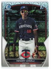 2023 Bowman Chrome #BCP-236 Hendry Chivilli Prospects Mojo Refractor Twins