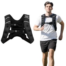 Weighted Vest Gym Running Fitness Sports Training Weight Loss 15KG Workout Vest