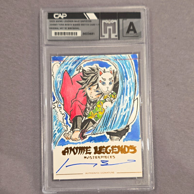 Masterpieces S1 Johnny Yong Bosch Sketch Auto 1/1 Giyu Tomioka