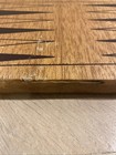 Vintage Wood Backgammon Game Board 11.75” x 11.75” — photo 6