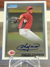 2010 Bowman Chrome - Prospects Aroldis Chapman #BCP199 Autographs (AU, RC)