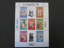 VIET NAM 1983 - S/S Chess Pieces - Mint NEVER Hinged.