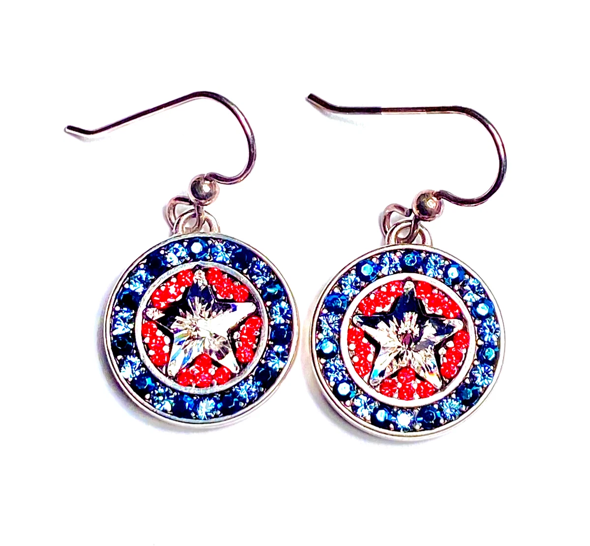 Brighton Crystal Silver Plated Fashion Earrings for sale | eBay 💙🆕💙 Brighton Crystal Rocks Silver and Blue Interchangeable Earrings NWT main image 1