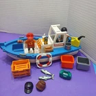 PLAYMOBIL Search Rescue Ariane Ship #3941 Vintage INCOMPLETE With Figures