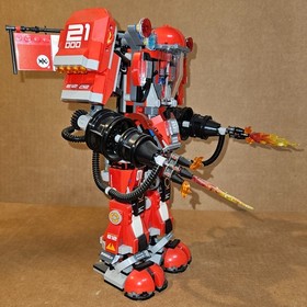 LEGO Ninjago Movie Set #70615 Fire Mech Complete w/ Box & Manual, Read Desc.