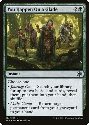 You Happen On a Glade (214) Adventures in the Forgotten Realms AFR MTG Magic