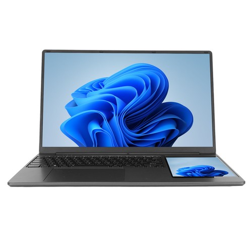 Double Screen Laptop 15.6in UHD 16GB RAM 7in Touchscreen 2.9GHz Quad Core 70 NEW - Afbeelding 3 van 33