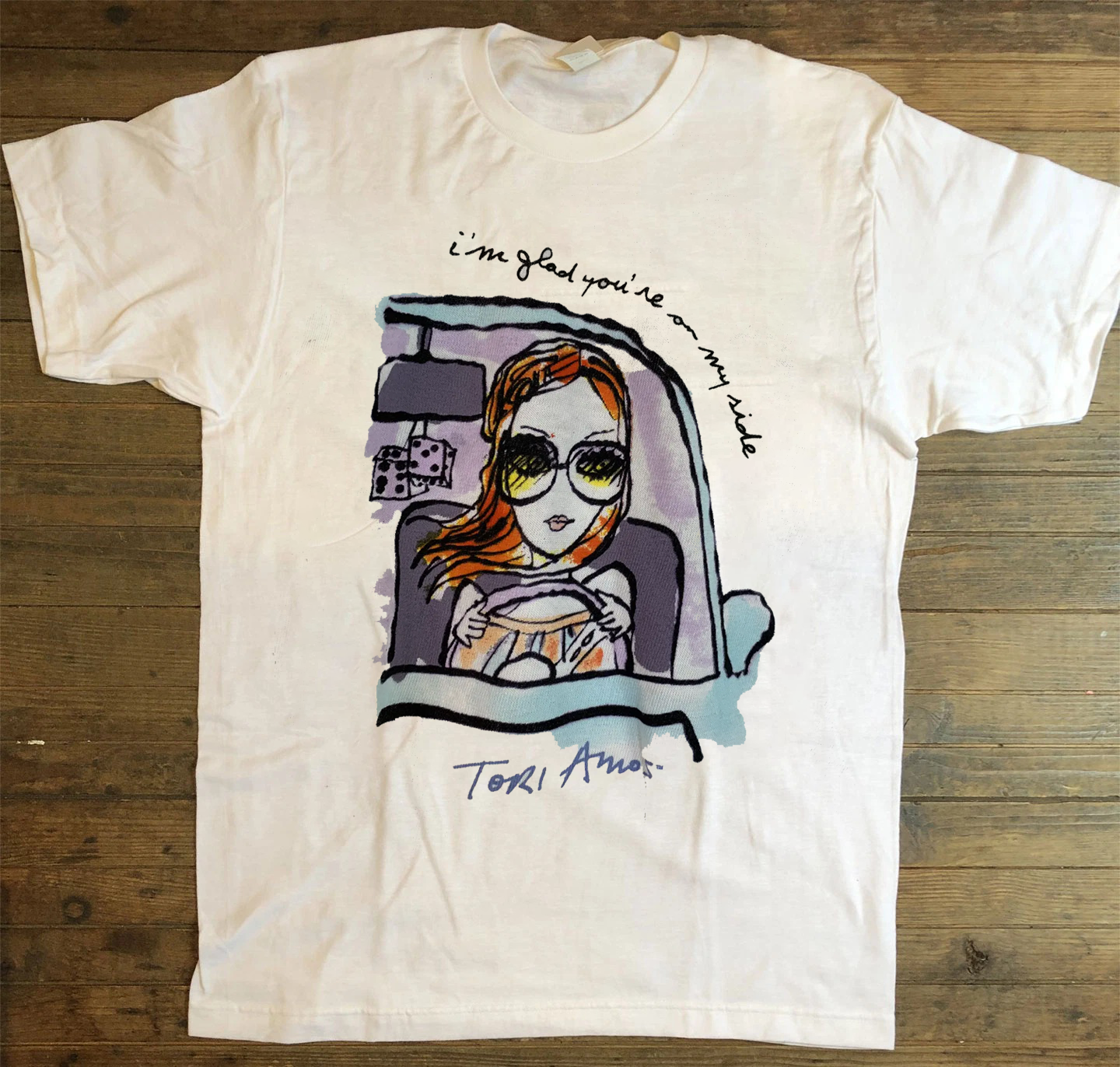 VTG Tori Amos I'm Glad You're On My Side Tour  White S to 5XL Tee Shirt VK294