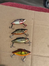 (4) Bill Lewis Rat-L-Trap 1/2 oz Lipless Crankbait Fishing Lures