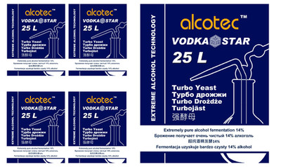 Alcotec Vodka Star Turbo Yeast 5 Pack Homebrew Spirit Distilling Brewing