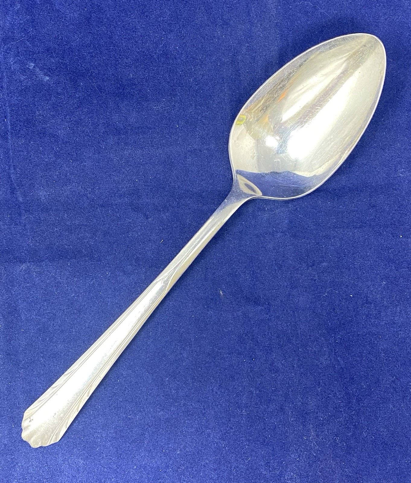 VTG National Silver Co. Serving Spoon 8” Triple Plate Plus 824136