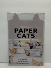 Fold Your Own Paper Cats Origami DIY Craft Pack 50pcs  Fun Cat Lover Gift NEW