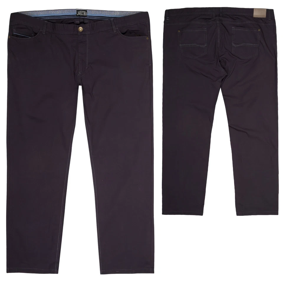 Lavecchia Übergrößen Herren Comfort Fit Chino Hose, Freizeithose, Chinohose - Bild 1 von 1