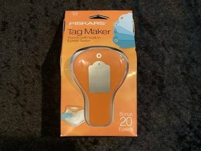 Fiskars 3-in-1 Tag Maker: 2 in. x 3 in. Tag Size (White)