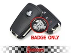 Holden HSV VF Key Fob Badge / Remote Emblem / Sticker / Logo - Black Holden