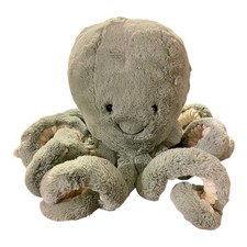 Jellycat Large Odyssey Octopus Seafoam Green Plush Stuffed 18.5” HTF EUC Retired