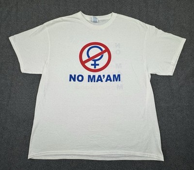 Married With Children No Ma am T-Shirt Mens XL White Short Sleeve Graphic