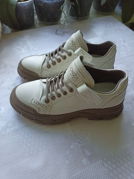 Women Leather Boots White 38