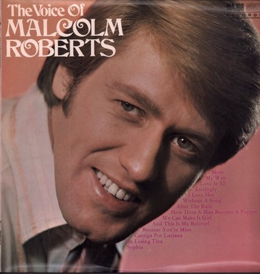 Malcolm Roberts Voice of LP vinyl UK Major Minor 1970 stereo pressing has small