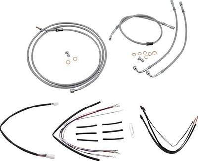 Extended S.S. Control Cable Kit For 14in Gorila / 19in Louie B Bar BuB. B30-1155