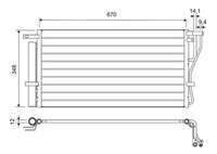Valeo Kondensator Klimaanlage 814488 Aluminium FüR KIA Carens 3 UN Cvvt