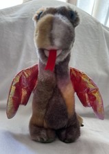 1999 TY Beanie Buddies Scorch Tie Dye Dragon Iridescent Wings Plush Large No Tag