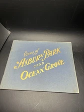 Vintage Views Of Asbury Park & Ocean Grove NJ New Jersey Souvenior Picture Book