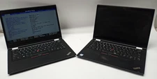 Lot (2) Lenovo ThinkPad Yoga 370 TOUCH I5-7300U@2.60 8GB/128GB M.2 No OS GE220*!