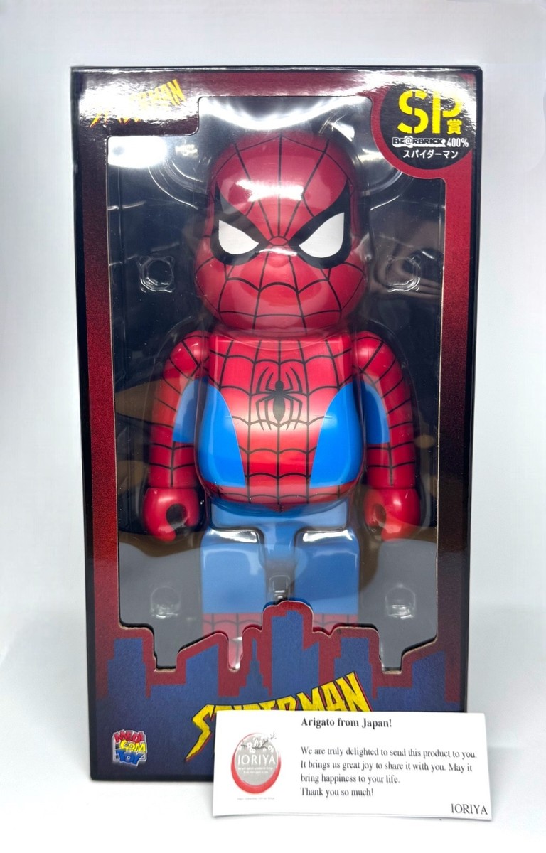 MARVEL BE@RBRICK 400% SPIDER-MANラストワン賞 MEDICOM TOY BE@RBRICK 400% Spider-Man Marvel Bearbrick