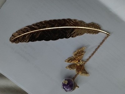 lady diana ornament feather butterfly