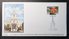 GB First Day Cover, FDC: Christmas 1983, St Mary-le-Strand