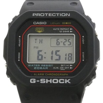 Casio G-Shock DW-5000R-1AJF First Generation Reissue Model Working