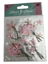 Pink Floral Jolee's Stickers Scrapbooking Card Making Embellishment