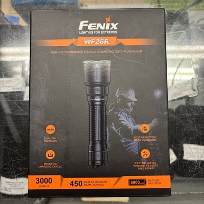 Fenix Lighting Wf26r Industrial Handheld Flashlight 5000mAH,3000 Lumens